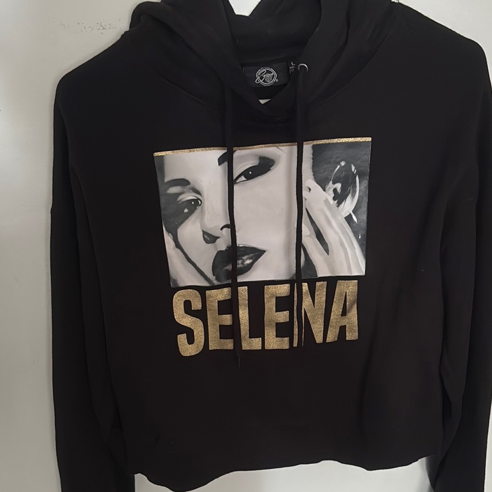Black Graphic Hoodie